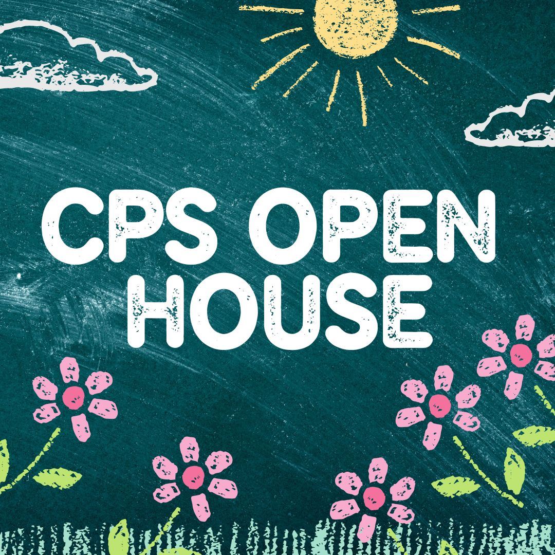  Green Chalkboard with Open House